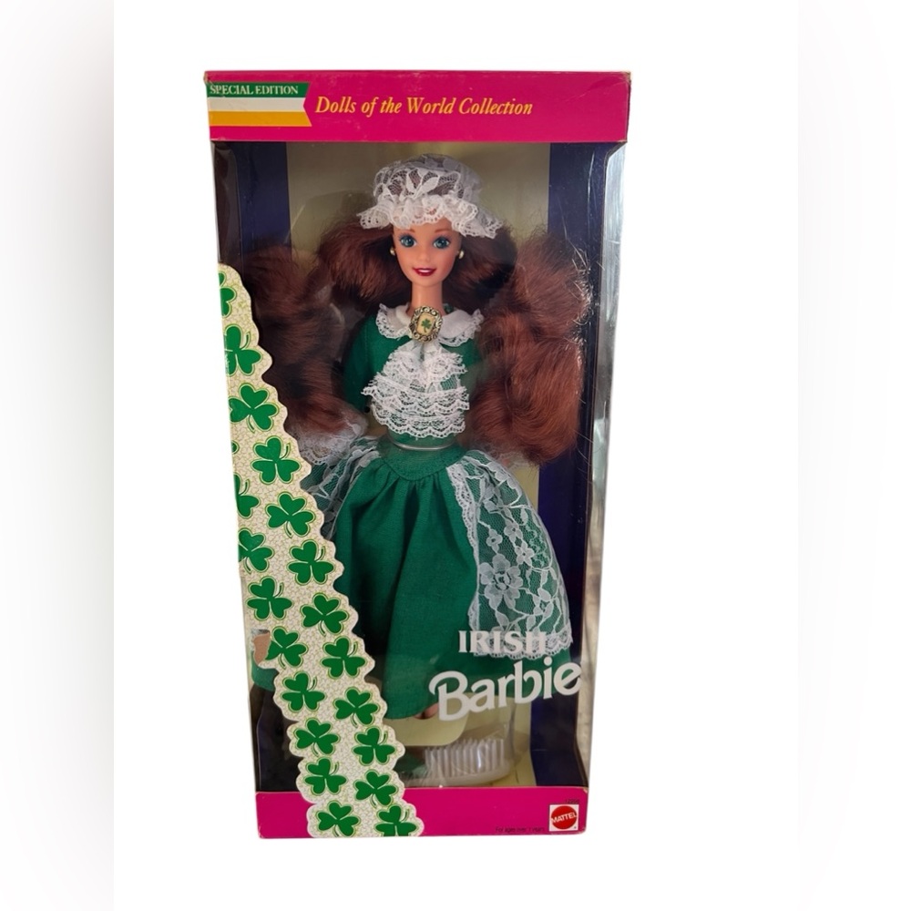 NIB~ Irish Barbie 1994 Dolls of the World Collection 12998